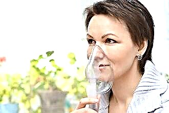 Inhalation for sinusitis with a nebulizer